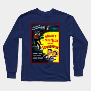 Abbott & Costello Meet Frankenstein Long Sleeve T-Shirt